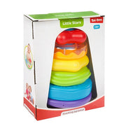 Piccole stelle piccola torre impilabile con sonaglio - afbeelding 1