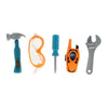 Toi-toys power tools gereedschapset in riem 6-delig