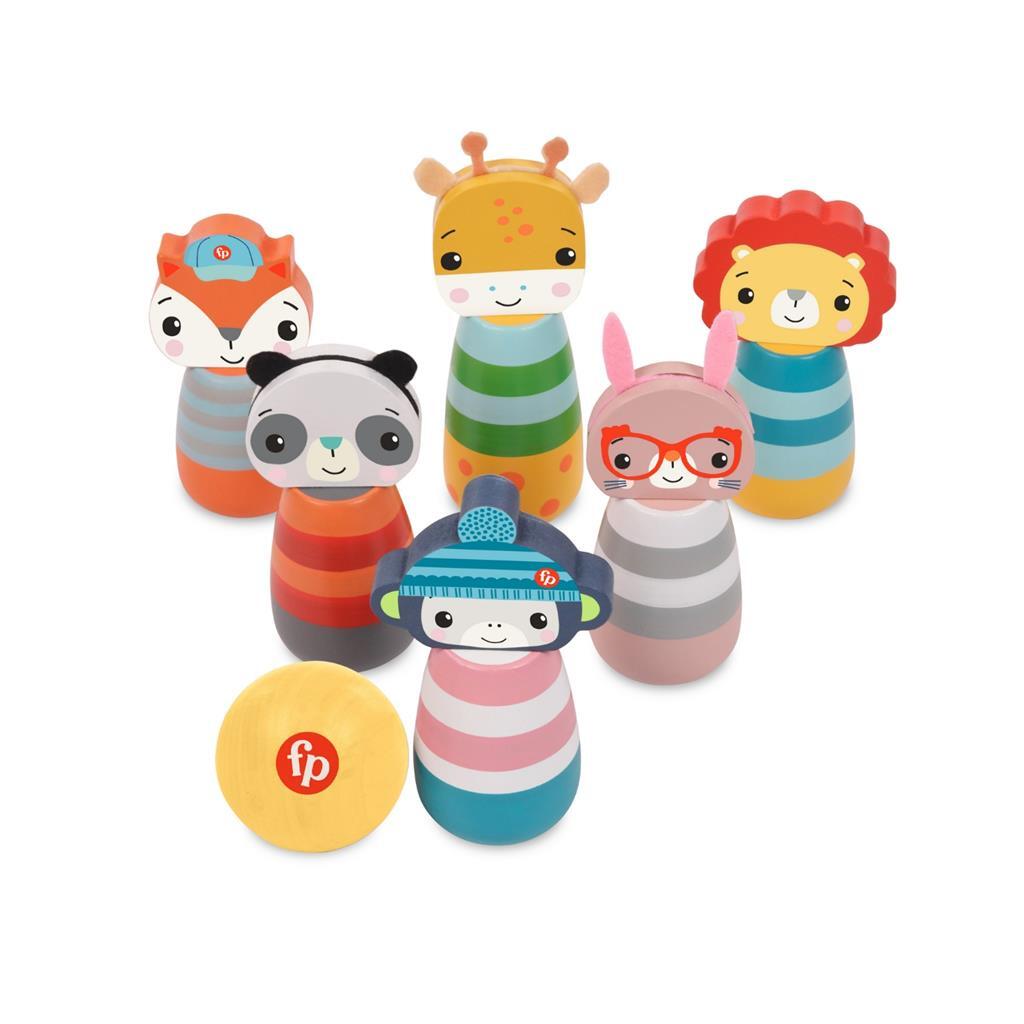 Fisher prezzo set da bowling in legno animali