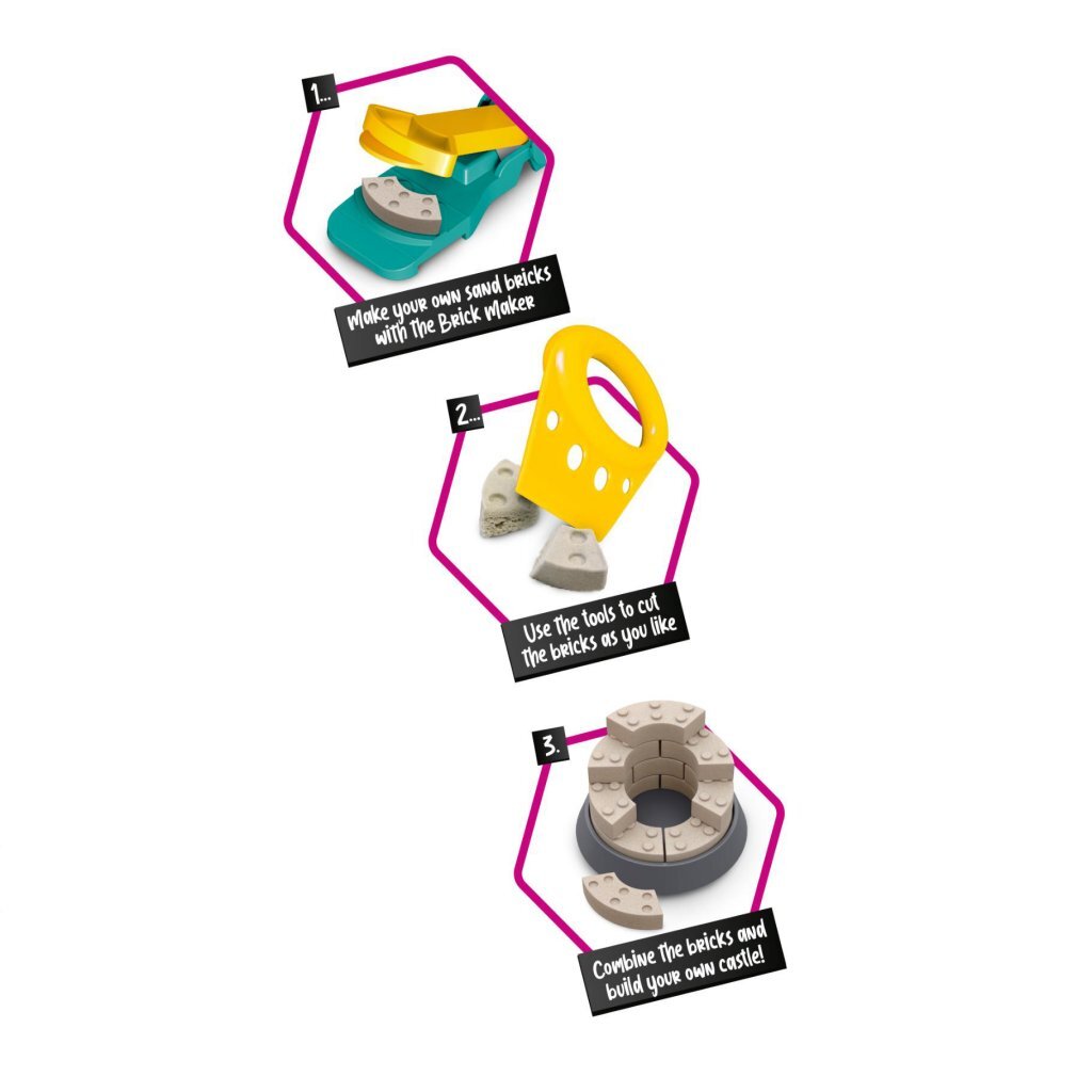 Cubierta infantil Carco de niños Zandhuis Build Set diferentes versiones