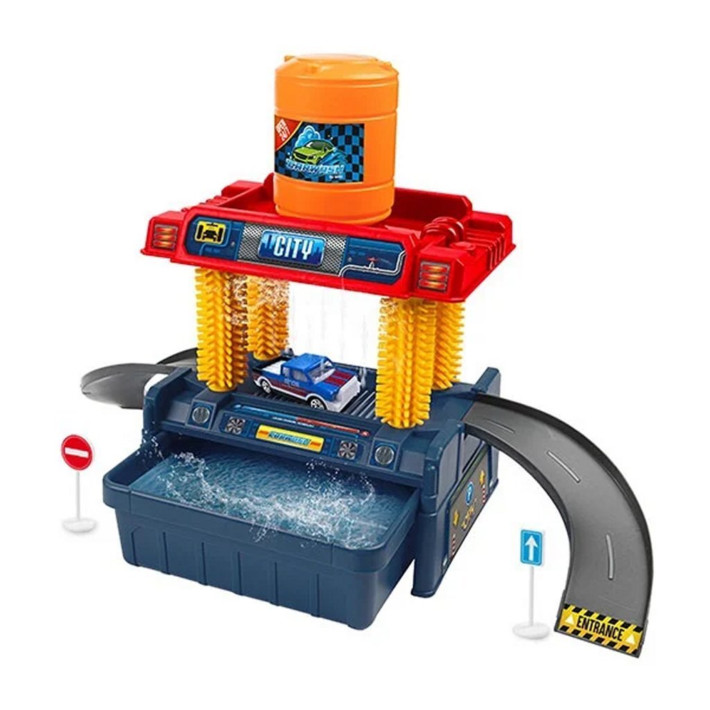 Toi-toys turbo racers car wash set