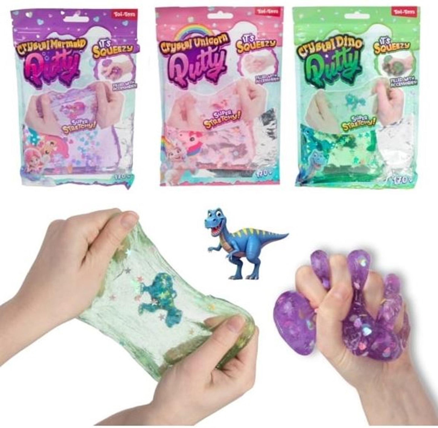 Toi-toys crystal slime 3 surtidos