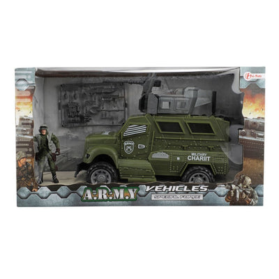 Toi-toys toi toys alfafox militair voertuig met accessoires