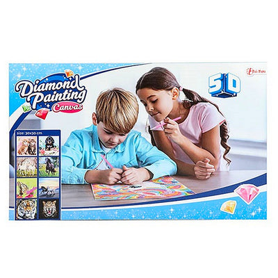 Toi-toys Diamond Painting su Odd Canvas 30x30 cm Colori diversi