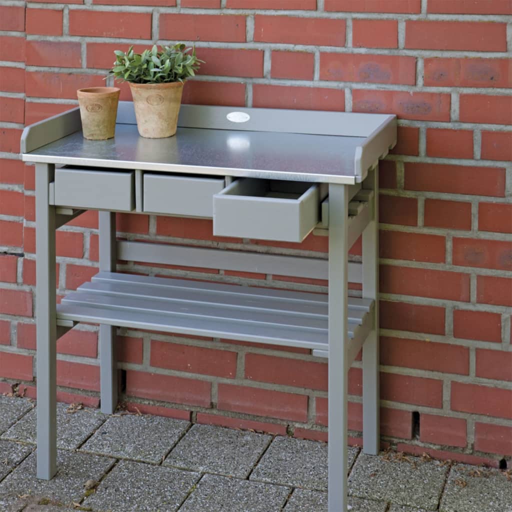 ESSCHERT Design Esschert Design Garden Table de trabajo Gray CF29G