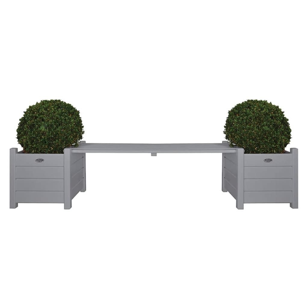 Sofá de diseño Esschert Esschert con plantador gris cf33g