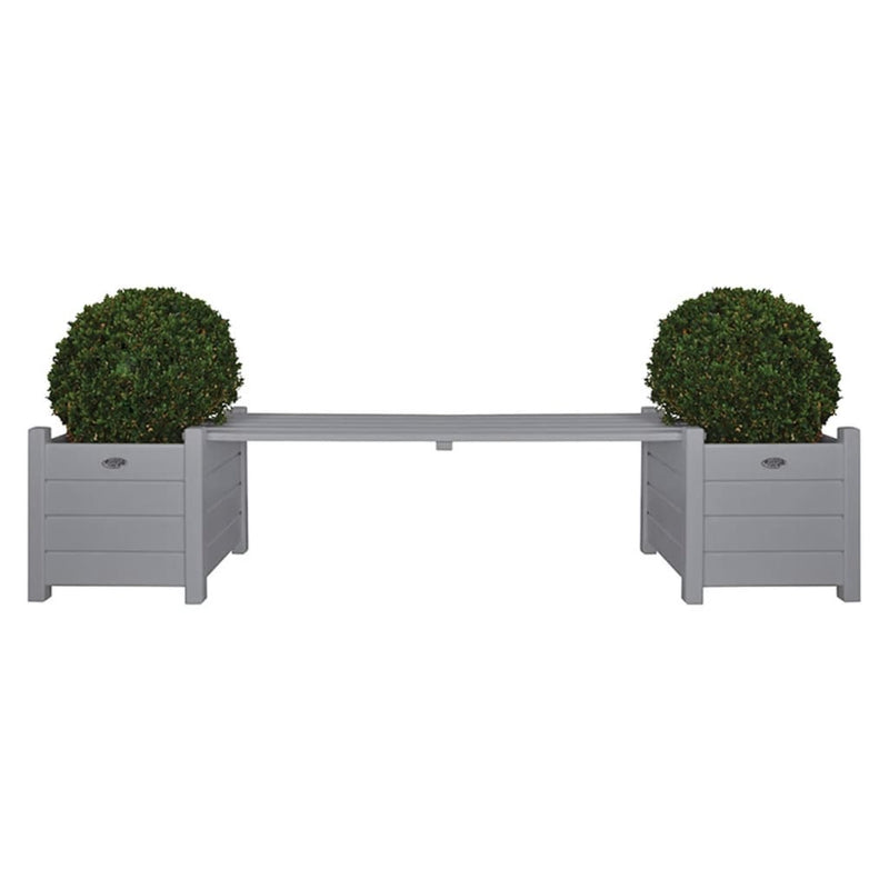 Sofá de diseño Esschert Esschert con plantador gris cf33g