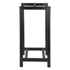 Esschert design houtopslagrek zwart