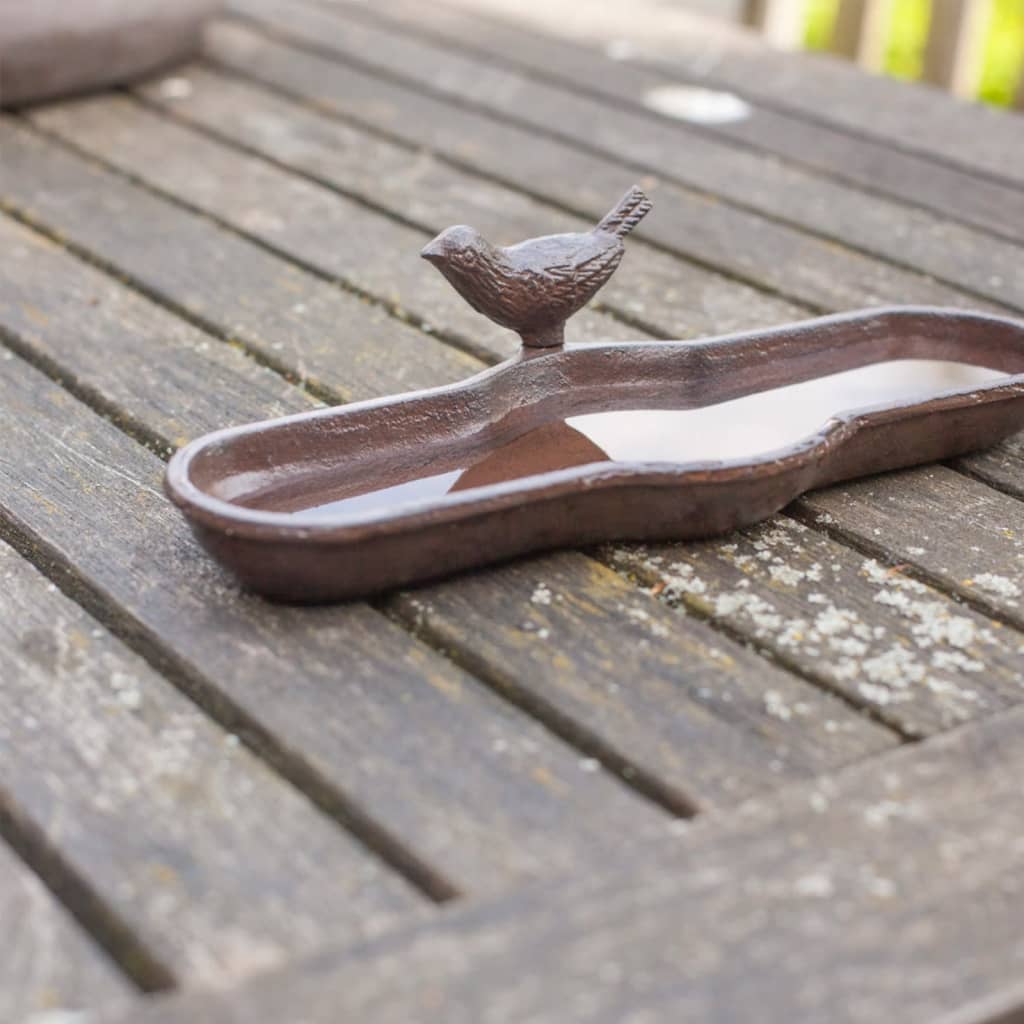 Esschert Design Esschert Design Bird Bird Bath Ghell Iron Brown Br25