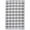 Design ESSCHERT ESSCHERT Design Rug al aire libre 180x121 cm de gris y blanco OC24