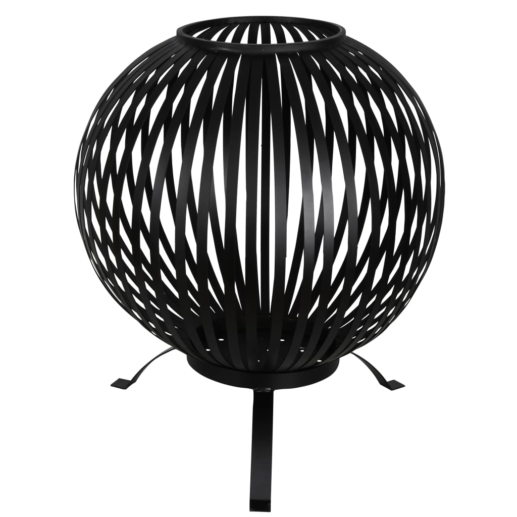 Esschert Design Esschert Design Fire Korf Ball -FF400 Black Acciaio Carbone a forma di forma