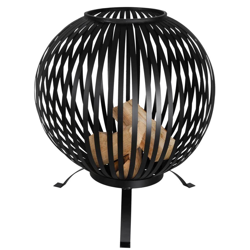 Esschert Design Esschert Design Fire Korf Ball -FF400 Black Acciaio Carbone a forma di forma
