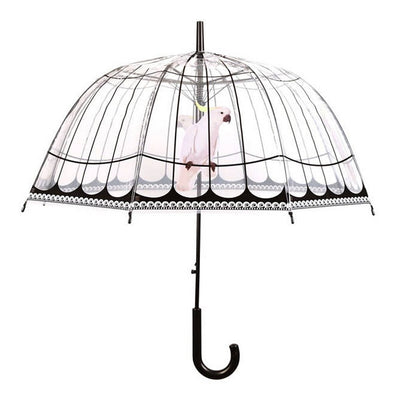 ESSCHERT Design para paraguas jaula de aves transparente