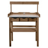 Esschert design oppottafel met lade en rek bruin