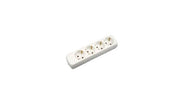 VB VB 41132 Tabella Presa 4 volte + RA senza cavo bianco - afbeelding 1