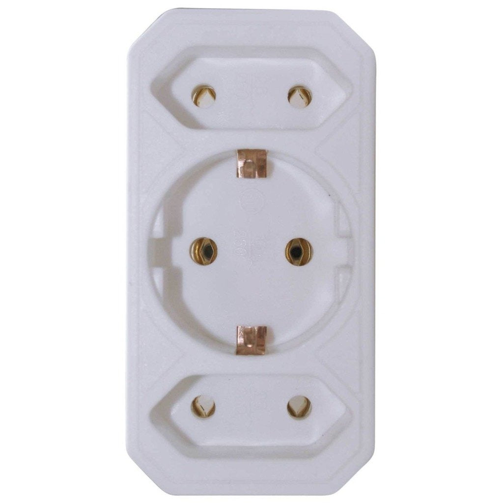 VB VB 41198 Plug Advance 2x + 1x RA White