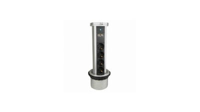 VB VB 61075 Stekkerdoos voor Inbouw in Tafelblad + 2 x USB