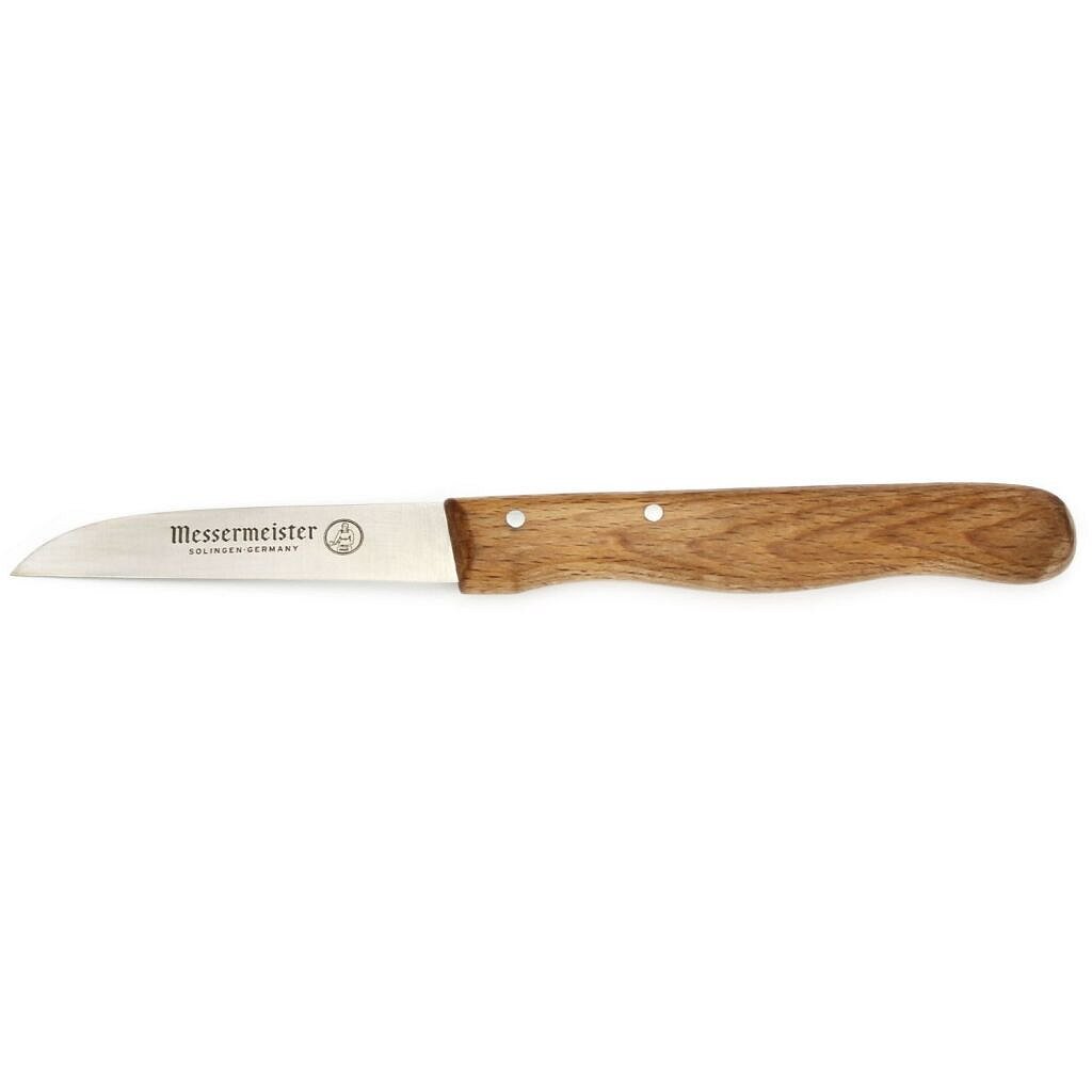 Solinger Solinger Messermeister Beechhouten Patata coltello da 8 cm in acciaio inossidabile