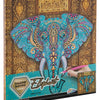 Grafix diamond painting op canvas olifant