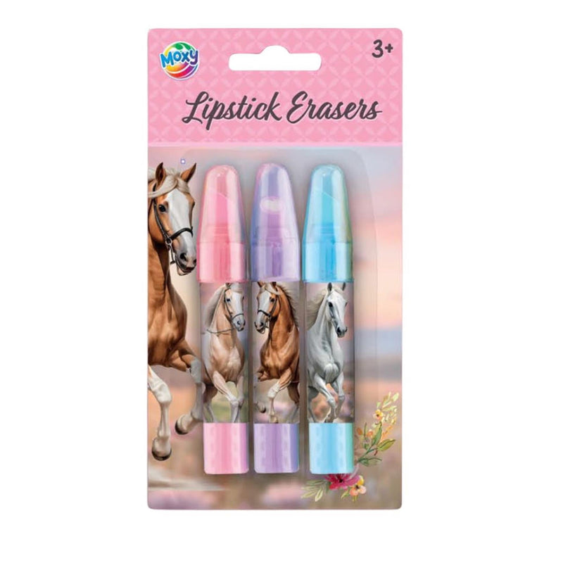 Gomme per rossetto Creative Craft Group Horses - 3 pz.