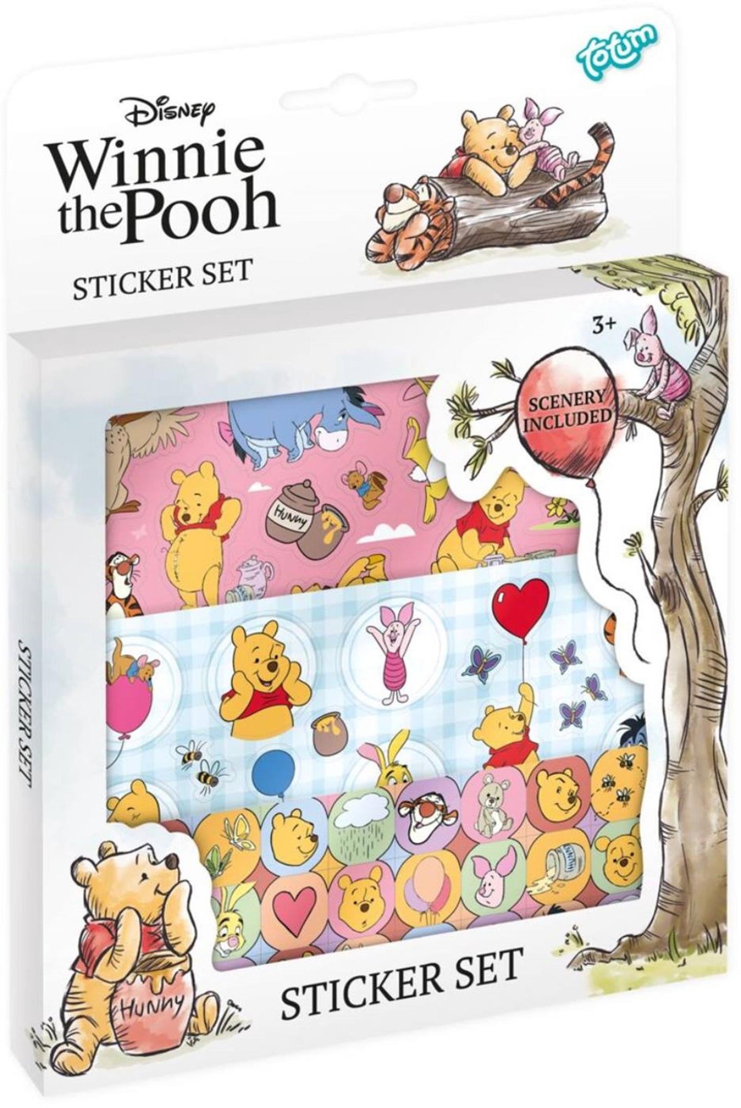 Set di adesivi per gruppo creativo totum Winnie The Pooh