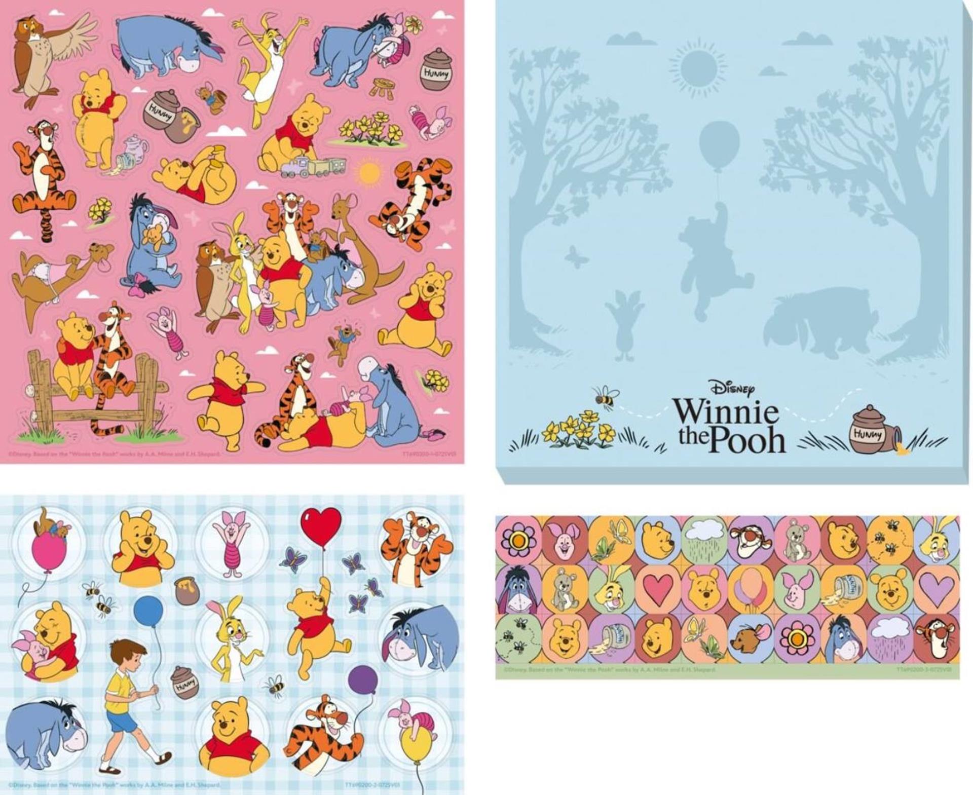 Set di adesivi per gruppo creativo totum Winnie The Pooh