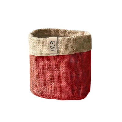 Sacchetto per impianti impermeabili sizo sizo di iuta 15 cm di rosso