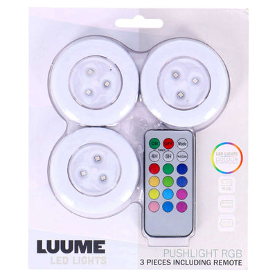 LUUME LUUME luces de impresión LED autoadhesivas 3 piezas