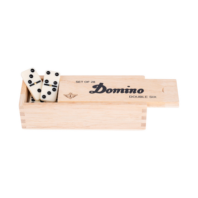 Basic Domino in wooden box