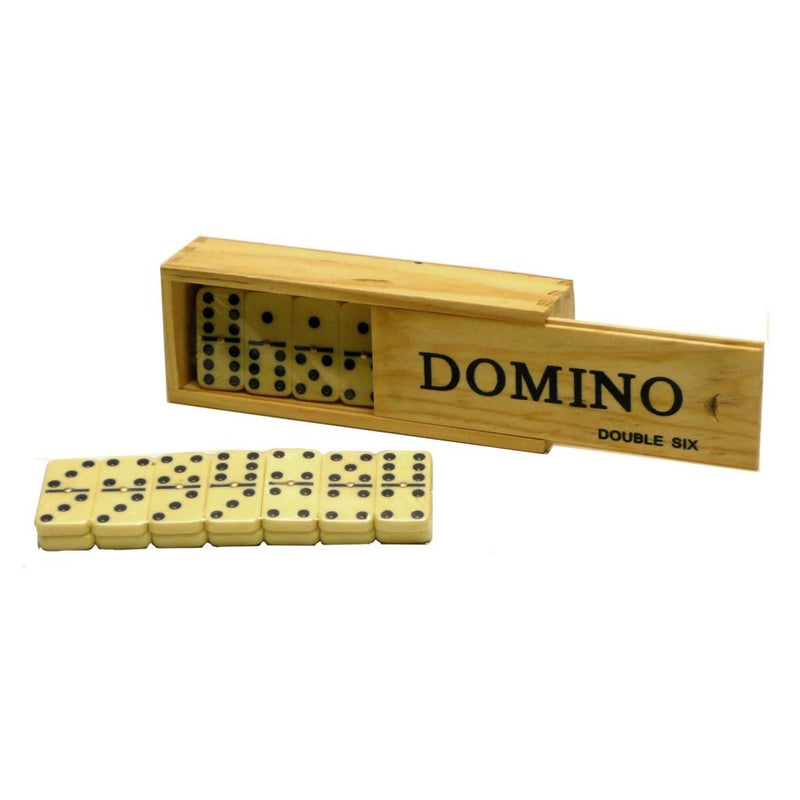 Domino di base in scatola di legno