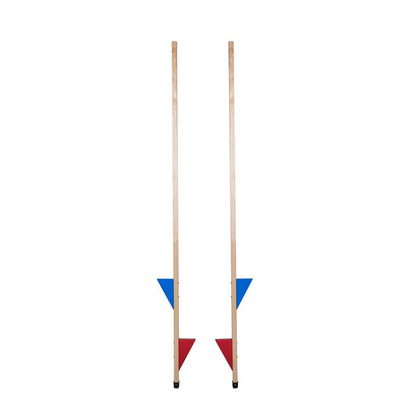 Engelhart stilts wood with colored footrest set