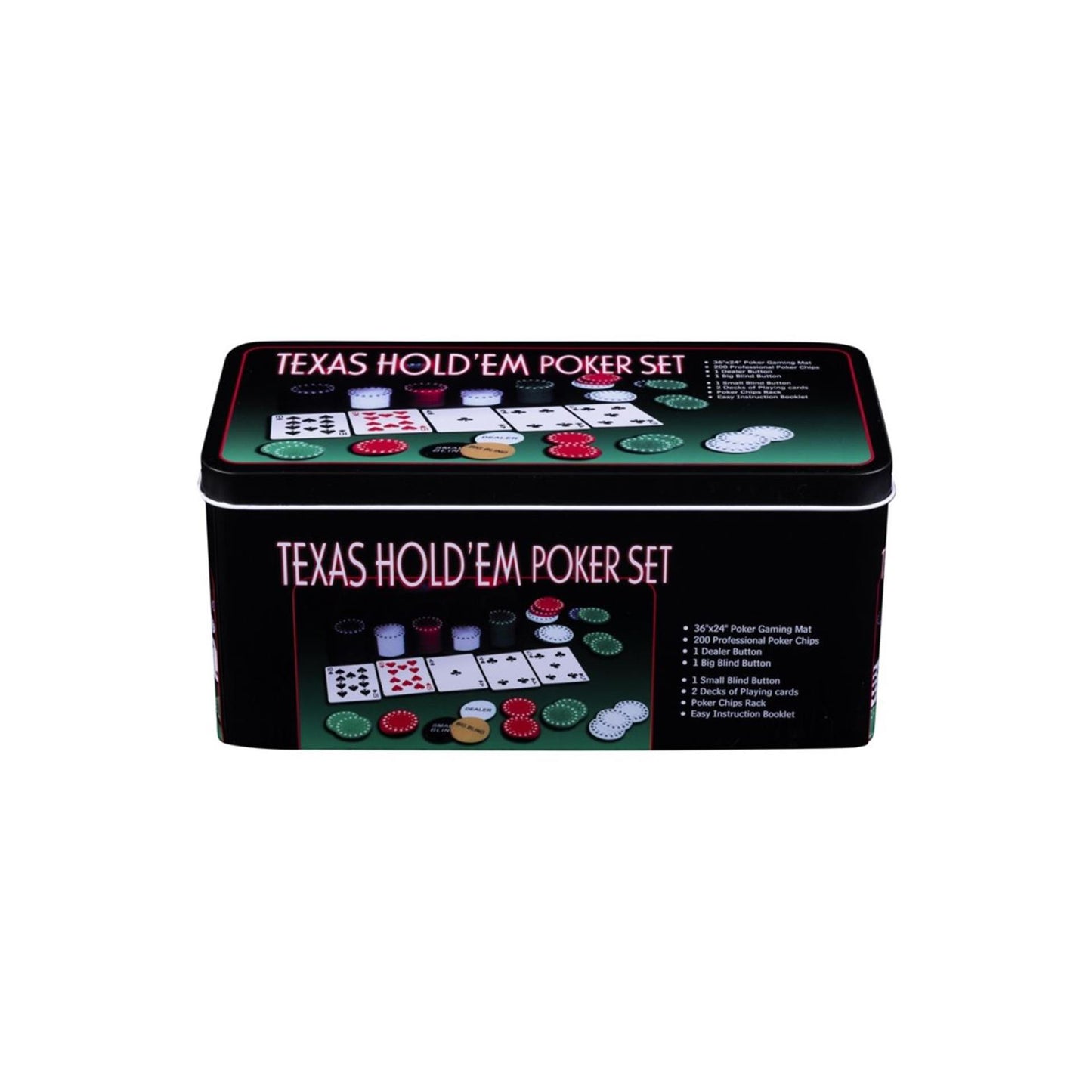 Set completo di poker Engelhart con 200 fiches
