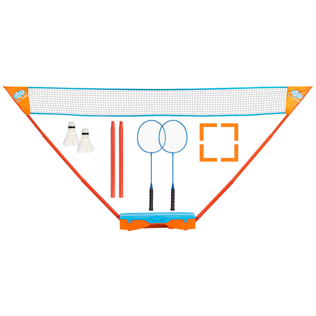 Vai a andare a fare istantanea Badminton Play set blu e arancione