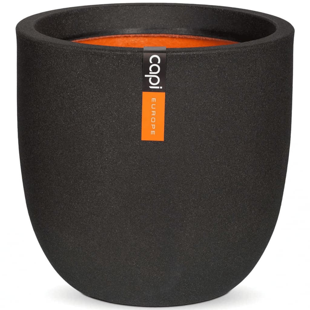 Capi Capi Flowerpot Urbano Smooth 54x52 cm Nero KBL935