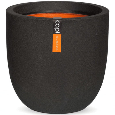 Capi Capi Flowerpot Urbano Smooth 54x52 cm Nero KBL935