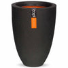 Capi Capi Flowerpot Urban Smooth Elegant Elegant Layer 36x47 CM Black KBL782