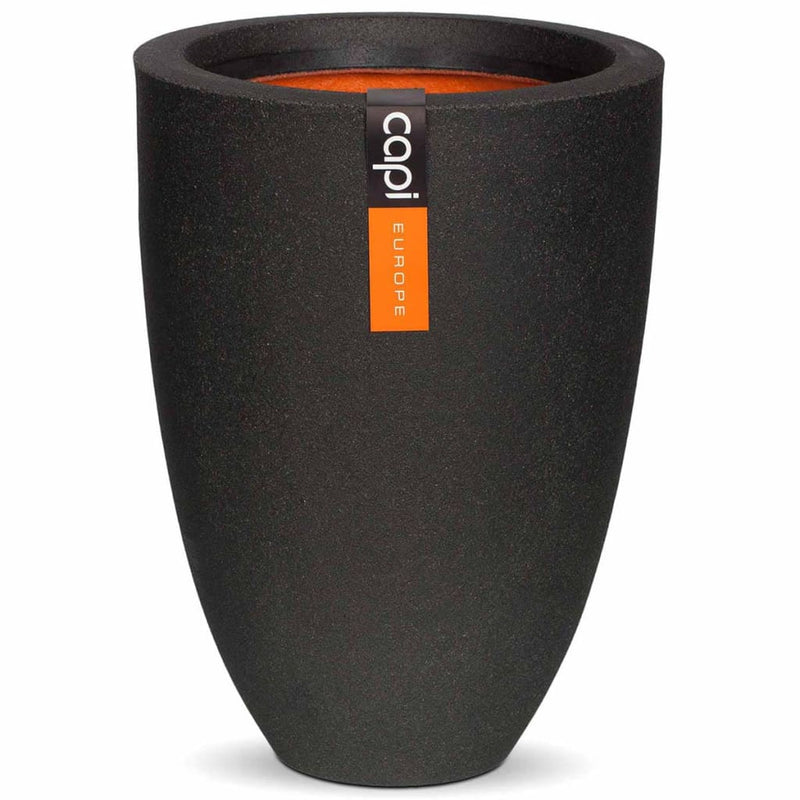 Capi Capi Flowerpot Urban Smooth Elegant Elegant Layer 36x47 CM Black KBL782