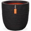 Capi Capi Flowerpot Nature Row 35x34 cm nero kblro932