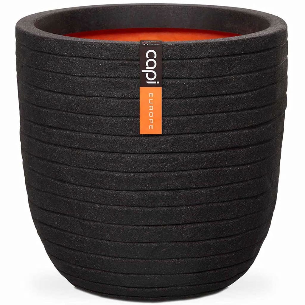 Capi Capi Flowerpot Nature Row 35x34 cm nero kblro932