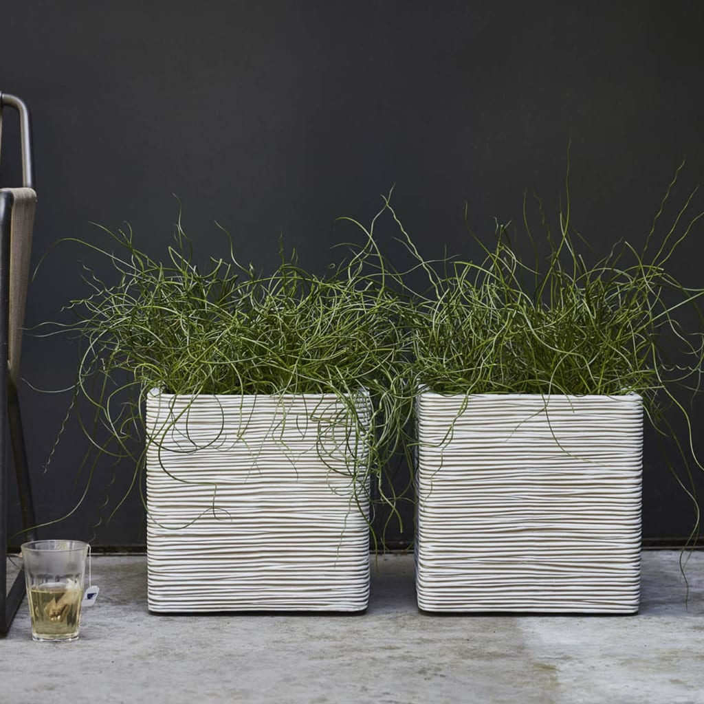 Capi Capi Nature Nature Rib Square 40x40 CM Ivory -Coled Kofi903