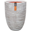 Capi Capi Flowerpot Nature Rib Elegant Layer 46x58 CM Color de marfil Kofi783