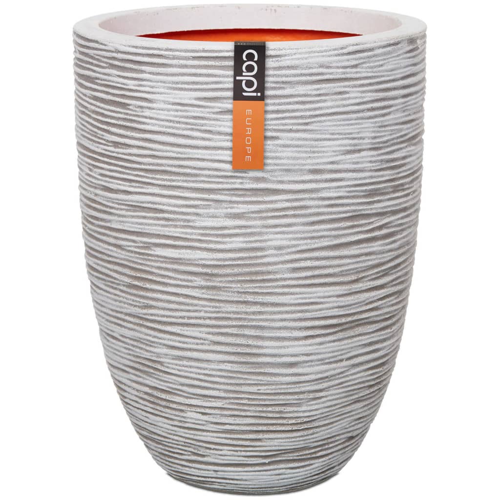Capi Capi Flowerpot Nature Rib Elegant Layer 46x58 CM Color de marfil Kofi783