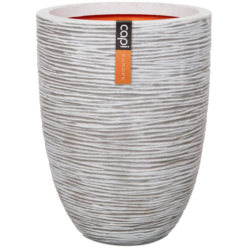 Capi Capi Flowerpot Nature Rib Elegant Layer 46x58 CM Color de marfil Kofi783