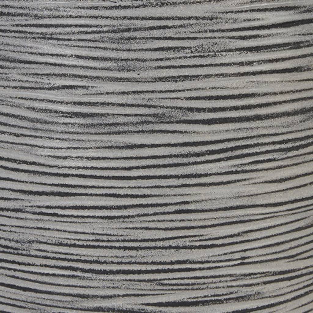 Capi Capi Flowerpot Nature Rib Spherical 40x32 CM Anthracite Kofz270