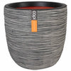Capi Capi Flowerpot Nature Rib 43x41 CM Anthracite KOFZ933