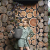 Capi Capi Flowerpot Nature Rib 43x41 CM Anthracite KOFZ933