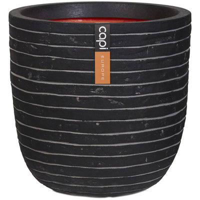 Capi Capi Flowerpot Nature Row 35x34 cm Antracite KRWZ932