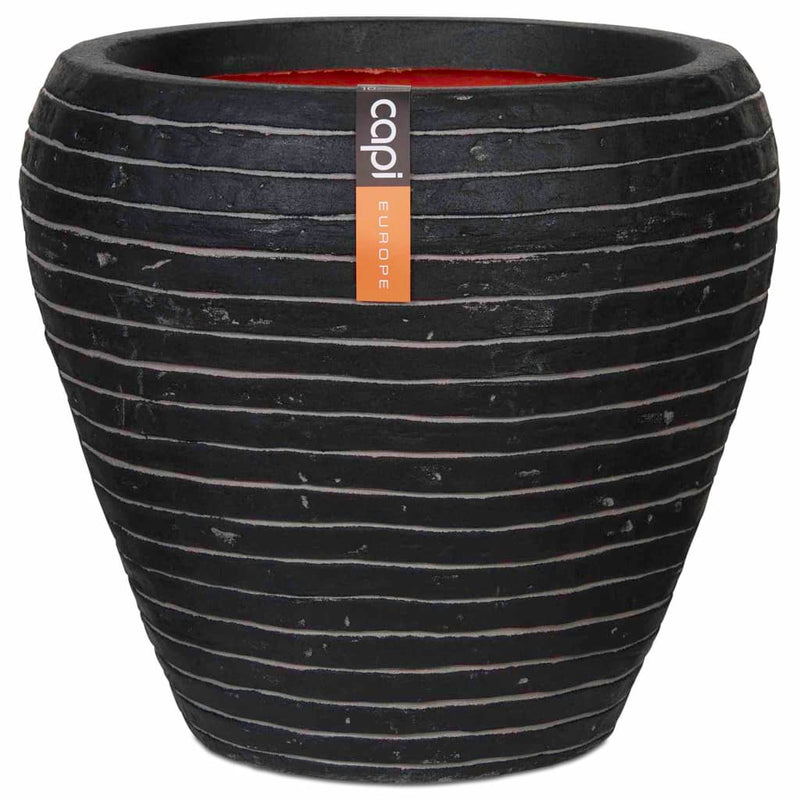 Capi Capi Flowerpot Nature Row Taps 42x38 CM Antracita PKRWZ362