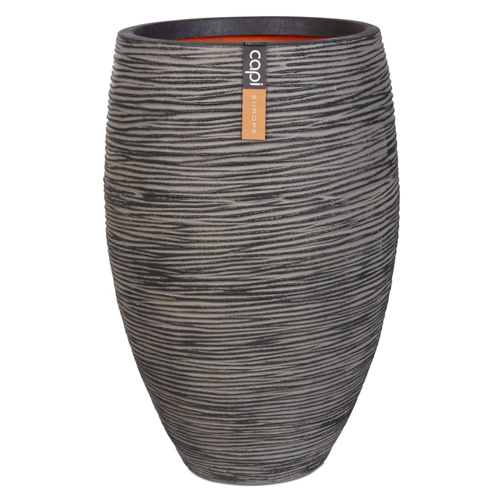 Capi Capi Flowerpot Nature Rib Elegant Deluxe 45x72 CM antracita