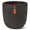 Capi Capi Planter Nature RIB 43x41 CM Brown oscuro